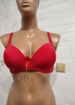 Гладкий бюстик  с пушапом 80в-с без косточек и
