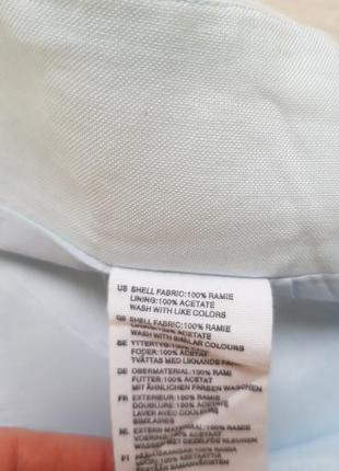 Легкая нежная юбка чистый лен h&amp;m6 фото
