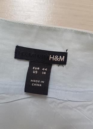 Легкая нежная юбка чистый лен h&amp;m7 фото