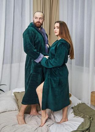 Халат чоловічий махровий з капюшоном р.l,xl,2xl,3xl