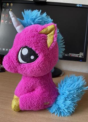 Светящийся единорог светящаяся единорожка розовая единорожка