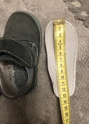 Туфлі мокасини нубук шкіра 21рр 13 см