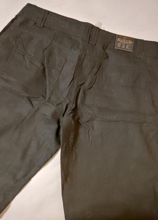 Шикарные льняные черные штаны6 фото