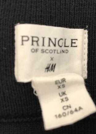 Коллаборация pringle of scotland x h&m, эффектная юбка, размер хs-s7 фото