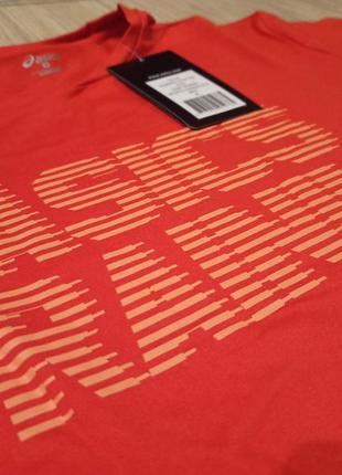 Оригинал мужская футболка для фитнеса asics training tech6 фото