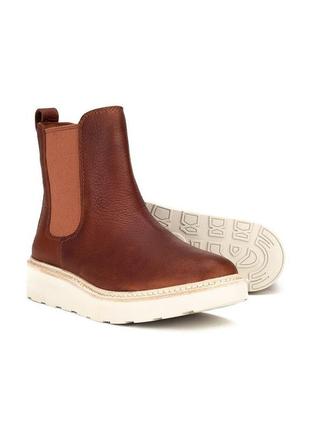 Шкіряні черевики clarks trace cora chestnut