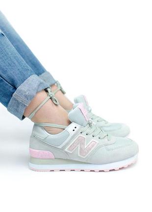 Шикарні жіночі кросівки new balance 574 😍 (весна/ літо/ осінь)
