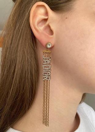 Брендовые серьги 4