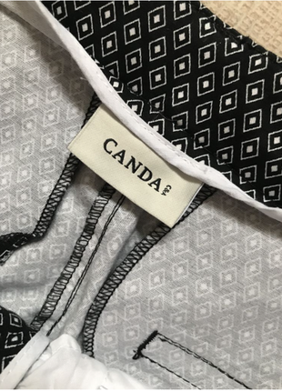 Стильные стрейч брюки, в черно белый принт, c&a canda. германия. м7 фото