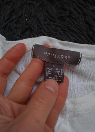 Свитер на пуговицы белый primark6 фото