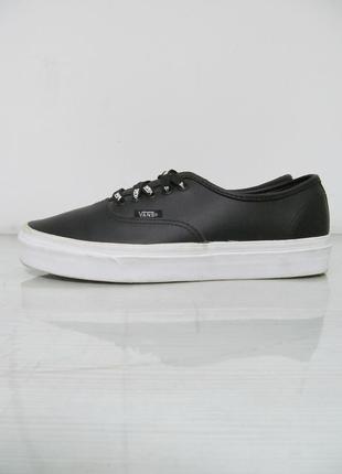 Кеды, кроссовки vans authentic otw black leather original1 фото