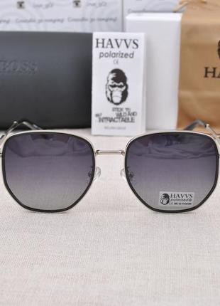 Фирменные солнцезащитные круглые очки  havvs polarized hv68041