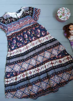 Хлопковое дизайнерское платье на девочку 98 см германия