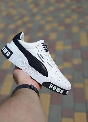 Puma cali белые с чёрным 3