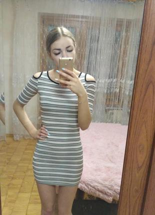 Платье oodji в полоску!
