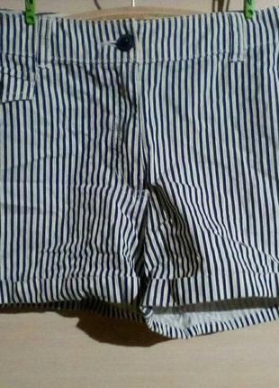 Шикарные коттоновые шорты от бренда f&amp;f женские разм 50-52