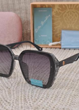Фирменные солнцезащитные  очки  rita bradley polarized rb730 с глиттером1 фото