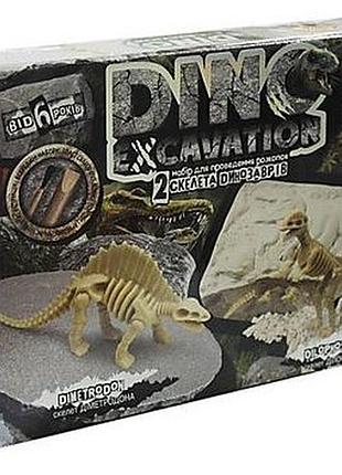 Набор для проведения раскопок danko toys dino excavation динозавры (укр) (dex-01-05)