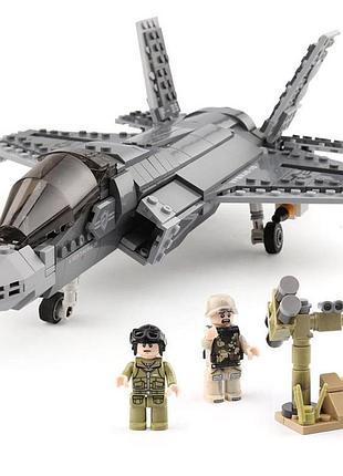 Конструктор самолет истребитель f35-fighter xingbao 646 деталей