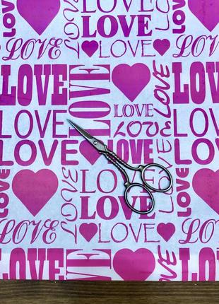 Бумага упаковочная для подарков и цветов розовые надписи love на белом фоне2 фото