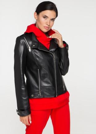 Женская куртка-косуха из эко-кожи от 42 до 52