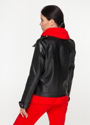 Женская куртка-косуха из эко-кожи от 42 до 523 фото