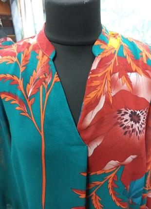 Шифонова блуза у великих квітах soon2 фото