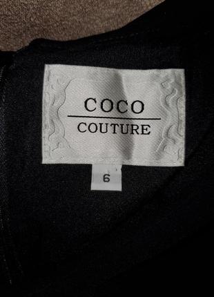 Винтажное платье coco couture винтаж ретро 50-е года, маленькое чёрное платье, дизайнерское платье6 фото