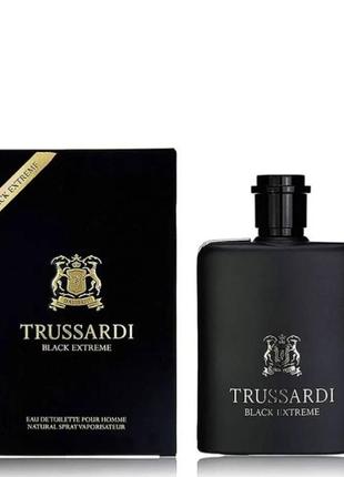 Trussardi black extreme туалетна вода 50мл