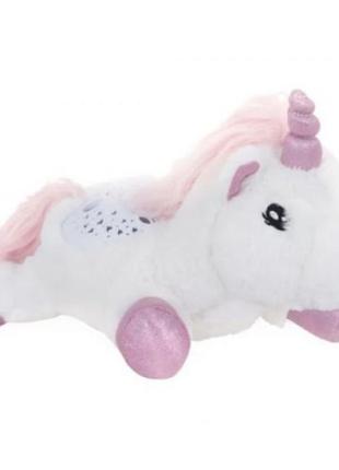 Мягкая музыкальная игрушка "единорог" с проектором