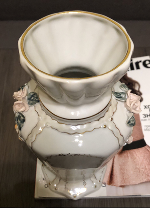 Вінтажна, нова ніжна порцелянова ваза, чехія7 фото