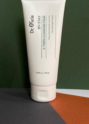 Пінка для очищення проблемної шкіри dr. oracle 21stay a-thera cleansing foam 100g