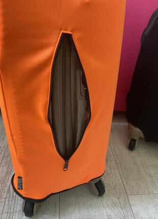 Чехол на чемодан,защитная накидка,ткань дайвинг,гарное качество,защищает от грязи и царапин4 фото