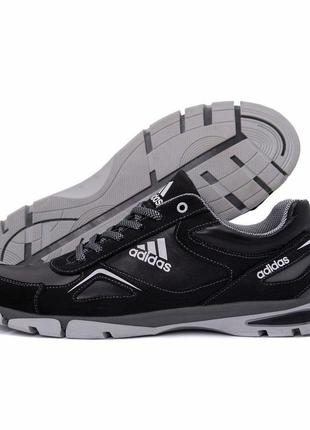 Чоловічі шкіряні кросівки adidas tech flex2 фото