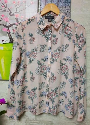 Primark блуза в цветочный принт