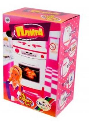 Іграшкова плита з комплектом посуду