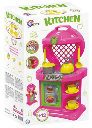 Кухня 10 іграшкова з набором посуду технок 21552 фото