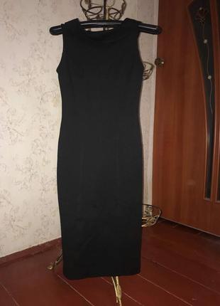 Элегантное черное платье1 фото