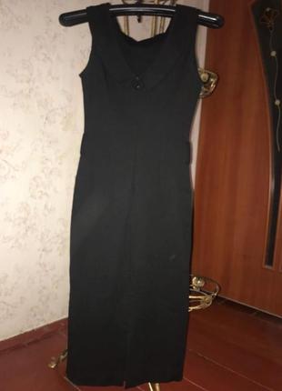 Элегантное черное платье2 фото