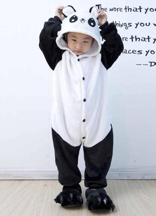 Дитячий кігурумі весела панда (р.110-140/зріст 100-140)5 фото