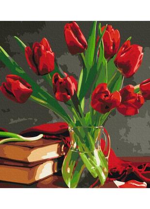 Картина за номерами букет тюльпанів bs8115