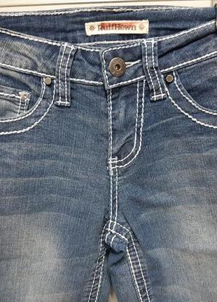 Капрі дитячі ruff джинсові на дівчинку бриджі шорти2 фото