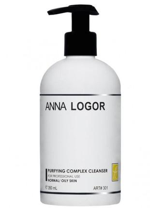 Комплексный очищающий гель anna logor purifying complex cleanser 250 мл