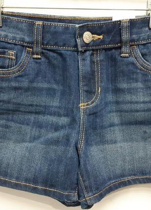 Шорты детские джинсовые  на девочку пояс регулируется подростковые1 фото