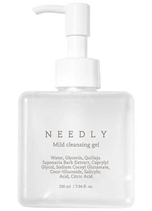 Мягкий очищающий гель needly mild cleansing gel, 235 мл