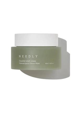 Успокаивающий крем с центеллой needly cicachid relief cream, 48 мл1 фото