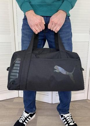 Дорожная сумка puma  пума мужская спортивная для тренировок с плечевым ремнем плотная большая оксфорд 1000d3 фото