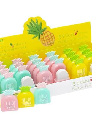 Ластик в чехле ананас арт. 1960