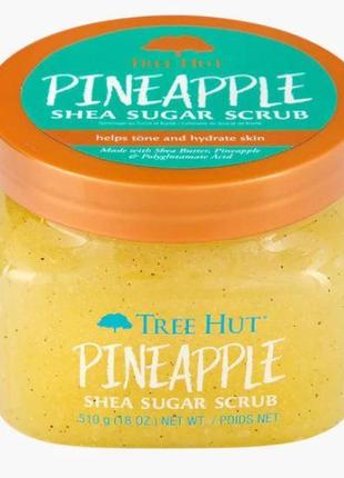 Скраб для тіла tree hut pineapple sugar scrub 510g1 фото