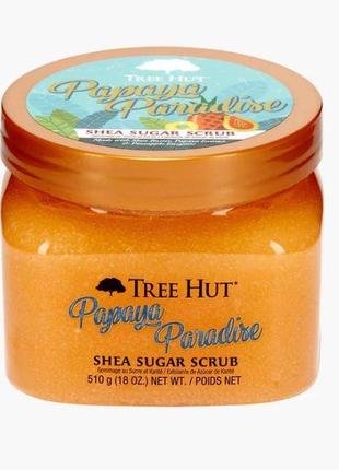 Скраб для тела tree hut papaya paradise sugar scrub 510g